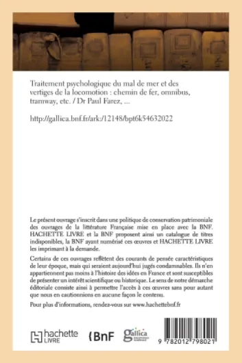 Traitement psychologique du mal de mer et des vertiges de la locomotion : chemin de fer
