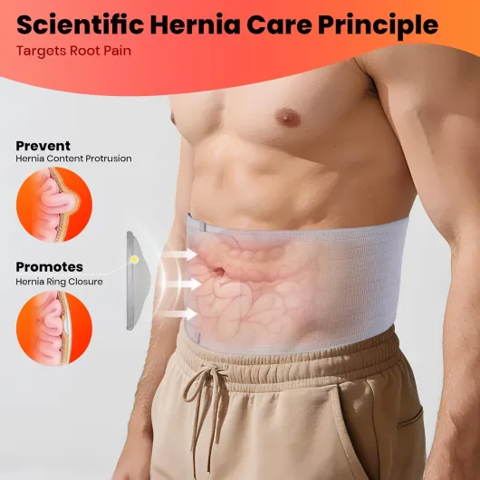 Ceinture Pour Hernie Ombilicale Pour Hommes Et Femmes - Ceinture De Soutien Abdominal Avec Coussin De Compression - Outil Préventif Pour La Chirurgie De La Hernie Ombilicale M 2