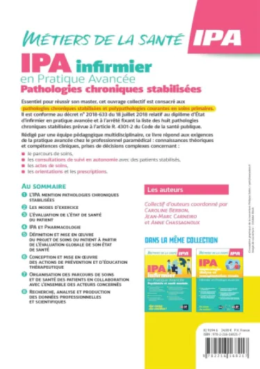 Infirmier en Pratique Avancée - IPA - Pathologies chroniques stabilisées