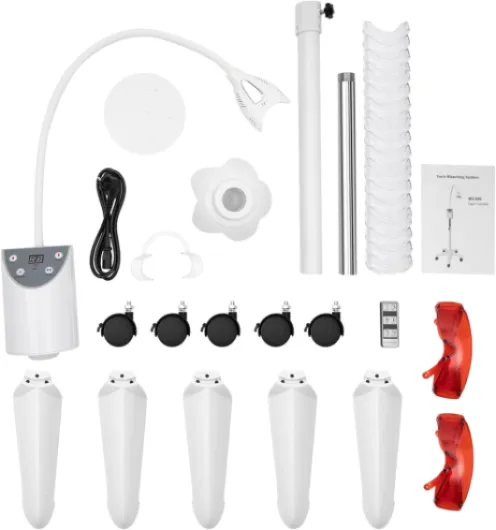 Appareil de blanchiment des dents lampe blanchiment dentaire 2000 mW/cm² bleu avec télécommande 5-30 minutes pour cabinets médicaux instituts de beauté et domicile