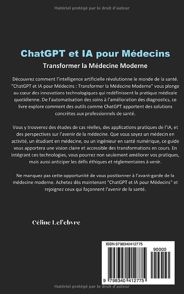 ChatGPT et IA pour Médecins: Transformer la Médecine Moderne