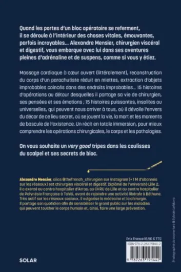 Secrets de bloc - Un chirurgien vous révèle 15 histoires incroyables d'opérations