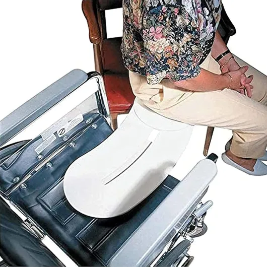 Planche de transfert incurvée pour fauteuil roulant au lit/toilette/voiture – Planche coulissante médicale pour personnes handicapées et personnes âgées - Aide au transfert de mobilité portable