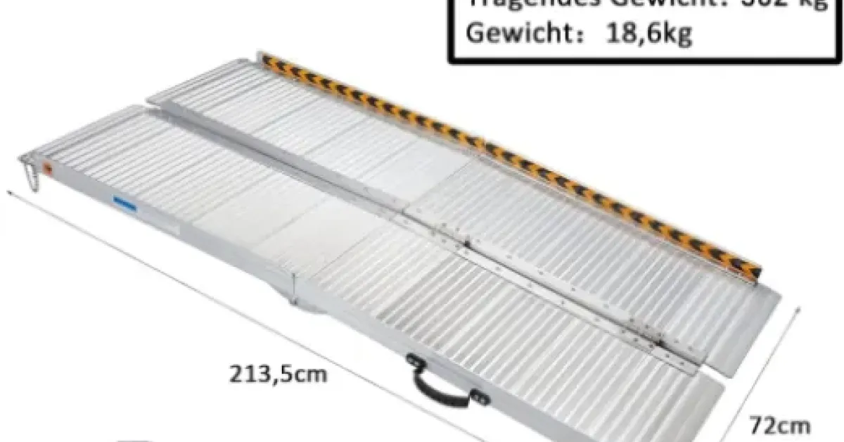 Test Rampe gardhom 213,5 x 72 cm : la grande rampe costaud mais pas vraiment légère