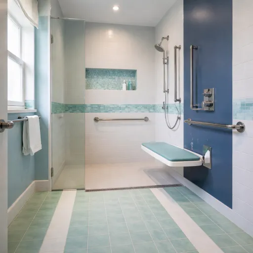 Douche italienne accessible : allier esthétique et sécurité pour les seniors
