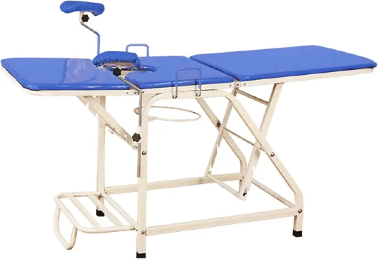Gynecological Examination Table with Adjustable Backrest, 360° Rotation Delivery Surgery Bed with Footstool, Ergonomic Design, for Hospital Clinic Beauty Salon