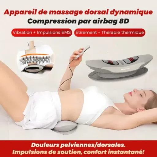 Test Besokar ST-1206 : le coussin lombaire qui mélange chaleur, vibrations et airbag