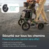 Test Helavo Rollator H1041 : le déambulateur tout-terrain qui rassure dehors