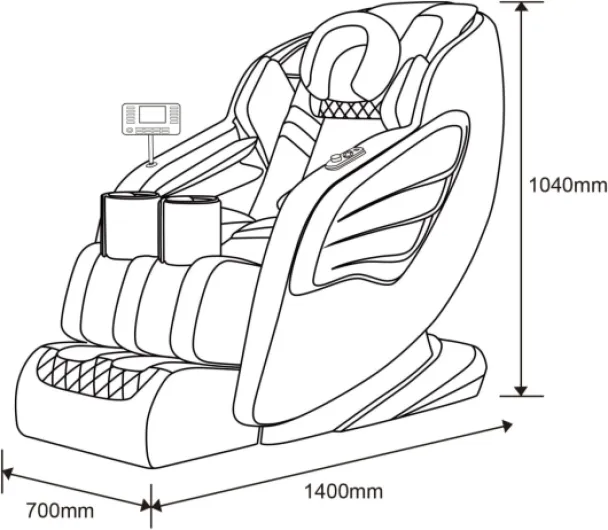 Sanotechnik® Chaise de Massage Luxe Noire – Zéro-Gravité, 8 Mouvements de Pression, 3D-Body-Scan, Coussins Gonflables pour Pieds et Jambes, Fonction Chauffante, Bluetooth – Réf - MA2601