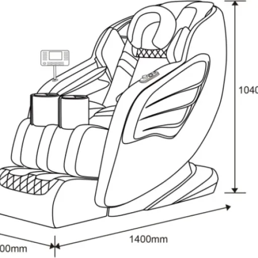 Test Sanotechnik MA2601 : un gros fauteuil de massage qui fait le job sans trop de chichis