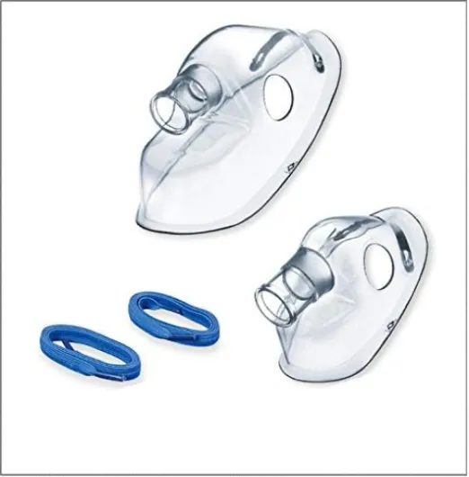 IH Yearpack, kit de remplacement compatible avec l'inhalateur IH 60, composé de 1 nébuliseur, 1 embout, 1 pont nasal, 2 masques, 1 tuyau à air, 1 adaptateur secteur, 10 filtres