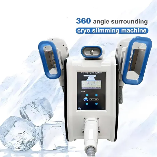 Appareil de cryolipolyse pour l'amincissement par Le Froid, Appareil de lipolyse par cryolipolyse avec 3 poignées, cryolipolyse corporelle pour Le remodelage du Corps