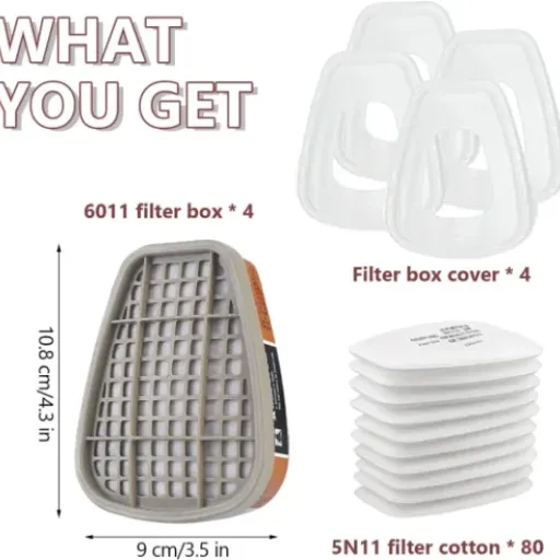 Test Kit filtres 6001 LQGTQO : le pack pas cher pour garder son masque en service longtemps