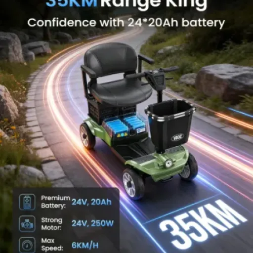Test VOCIC D35 : le scooter de mobilité qui mise sur le confort et le rangement