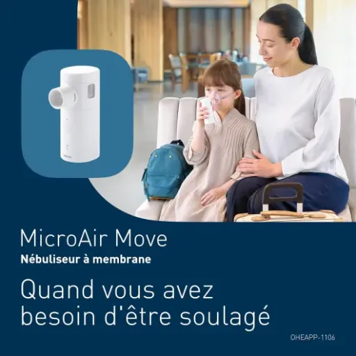 Test OMRON MicroAir Move : le nébuliseur discret qu’on peut vraiment trimballer partout