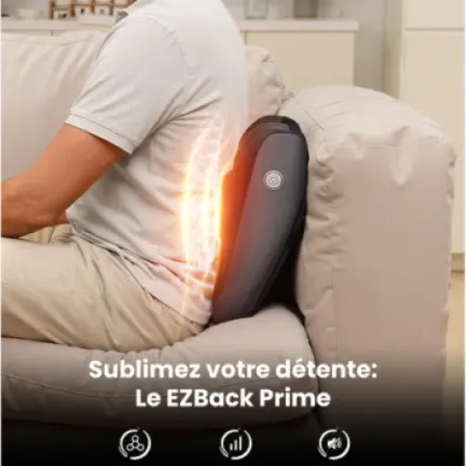 Test BOB AND BRAD EZBack Prime : le coussin de massage qui remplace (un peu) le kiné du soir