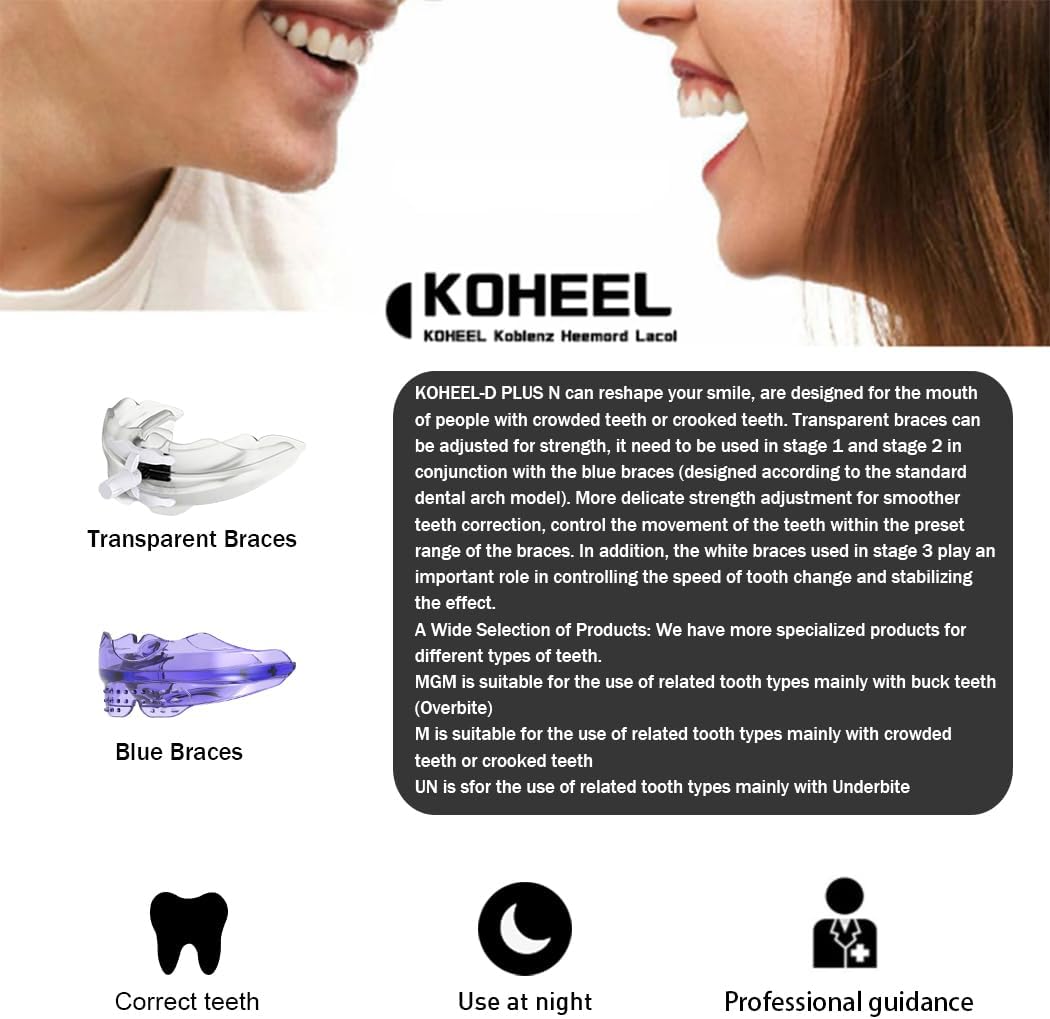 D PLUS N appareil dentaire pour adultes, gouttiere dentaire, gouttiere dentaire bruxisme, goutiere dent alignement, aligneur dentaire adulte pour un sourire confiant (Paquet de 1) DN-DF