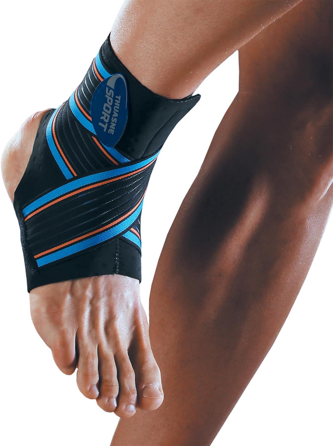 Sport - Chevillère Strapping - Chevillère ligamentaire, Maintien Homogène - Entorse Légère, Cheville Instable - Indice de maintien 3/3 - Dispositif Médical CE - Taille L L Unique