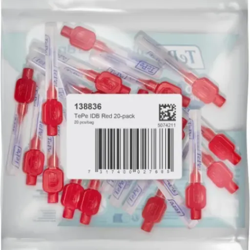 Test Brossettes Interdentaires TePe Rouge 0,5 mm : simples, efficaces, mais pas données