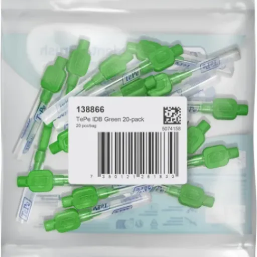 Test Brossettes Interdentaires TePe Vert 0,8 mm : simples, efficaces, mais pas pour toutes les dents