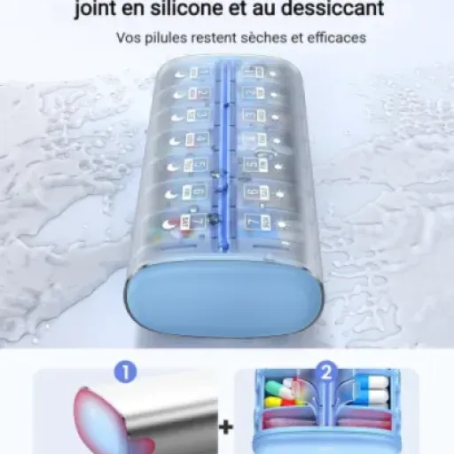 Test VAYDEER Pilulier hebdomadaire : un boîtier métal pratique pour ceux qui en ont marre du plastique cheap