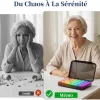 Test Pilulier Semainier 7 Jours Matin Midi Soir Doruimi : simple, gros compartiments et pratique pour le quotidien