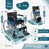 Test Mobiclinic Alcázar : le fauteuil roulant pliable correct pour un usage ponctuel