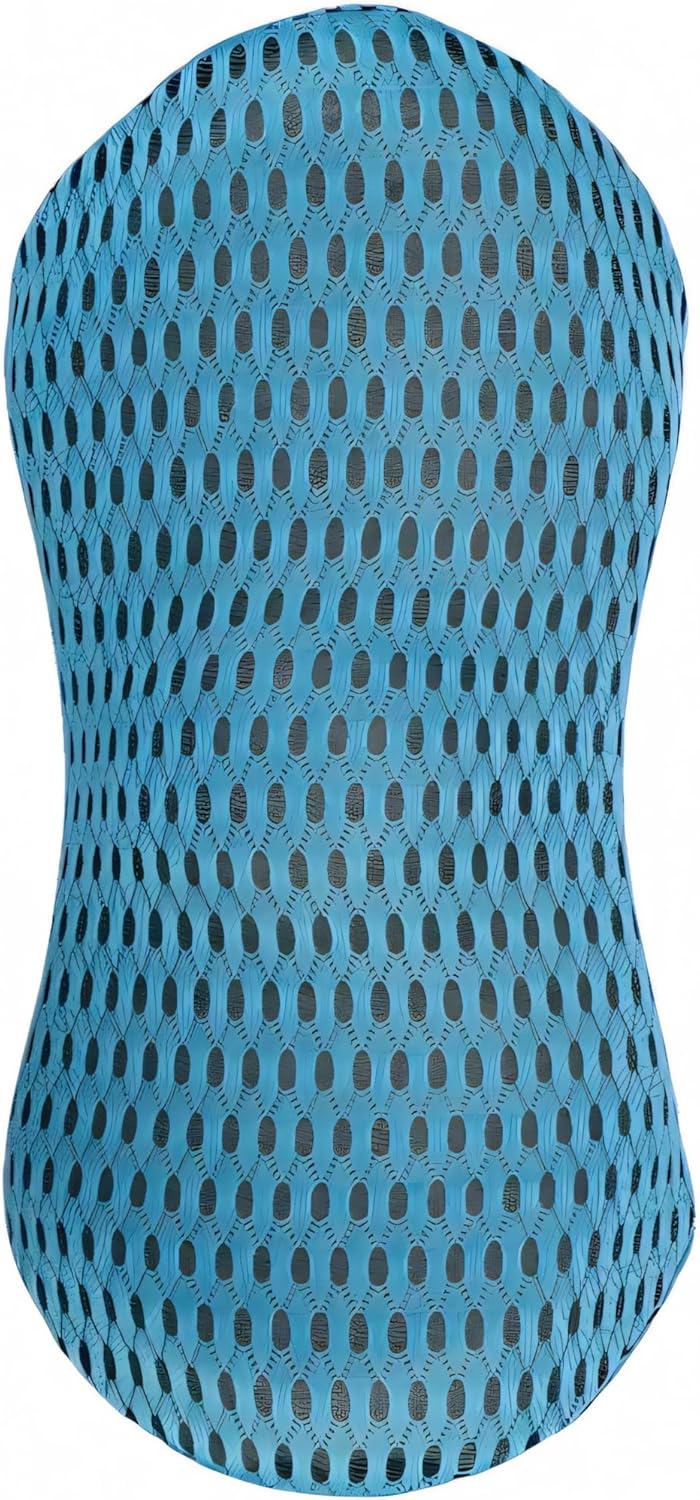 Coussin Lombaire orthopédique en Mousse à mémoire de Forme - 23 x 13 x 46 cm - avec matériau Respirant - Universel - pour lit, Chaise, Voiture - Soulagement de la Douleur dans Le Bas du Dos