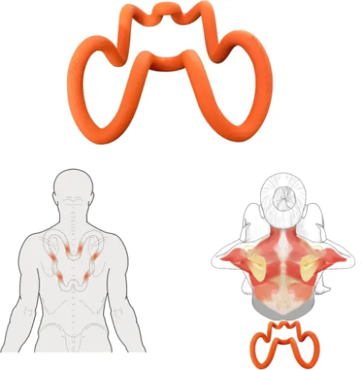 LittleMum Masseur de tissus profonds pour les épaules, outil de libération du psoas, soulagement myofascial des douleurs à l'épaule, outil de récupération musculaire des athlètes, robuste