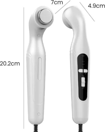 Ultrasonidos Fisioterapia, Electroestimulador Muscularm,Masseur à Ultrasons, Trois Réglages Ajustables, Détend Les Muscles Et Prend Soin Des Articulations,Cadeaux Pour La Fête Des Mères (Blanc)
