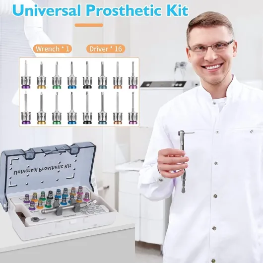 Implant Dentaire clé dynamométrique Tournevis Kit prothétique 10-70NCM Pilotes à cliquet Outils de réparation d'implant Dentaire