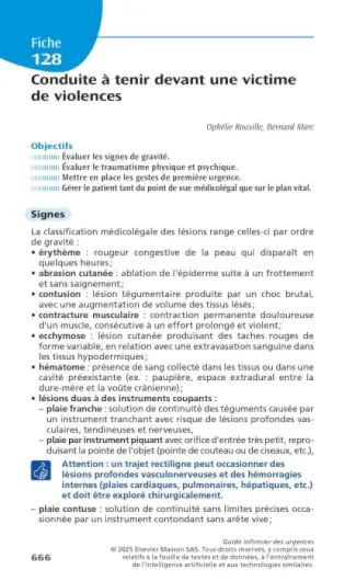 Guide infirmier des urgences