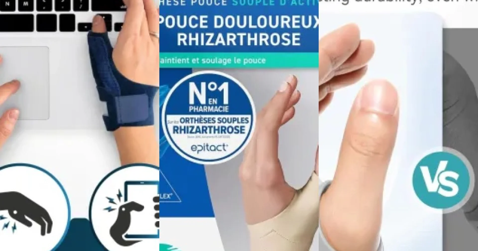 Top 5 des meilleurs orthèses pouce (2026)