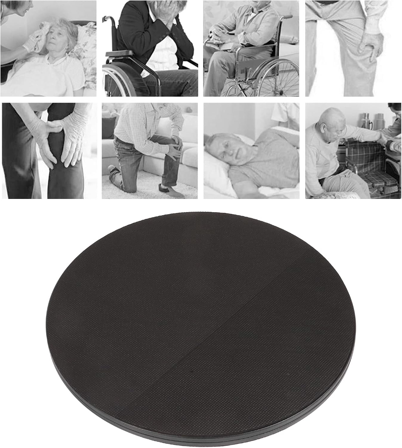 Disque De Transfert Rotatif, Dispositif Debout De Mobilité Pour Personnes âgées, Planche De Transfert à Rotation à 360 Degrés Pour Les Soins Des Patients, Disque De Changement De Direction Pour Une Mo