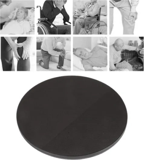 Disque De Transfert Rotatif, Dispositif Debout De Mobilité Pour Personnes âgées, Planche De Transfert à Rotation à 360 Degrés Pour Les Soins Des Patients, Disque De Changement De Direction Pour Une Mo