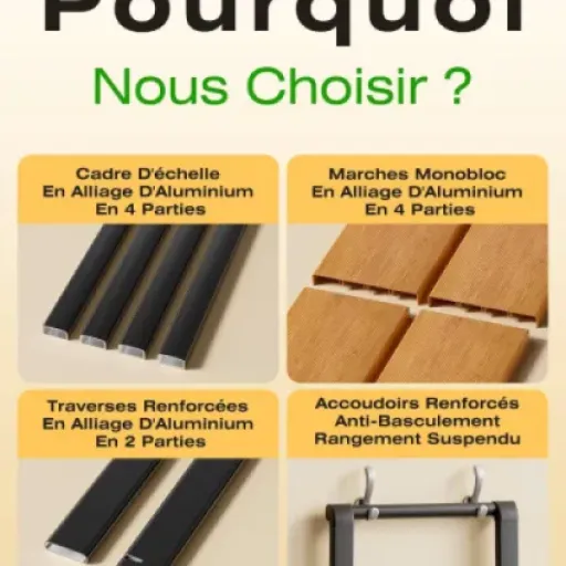 Test escabeau 4 marches Attestierer : le marchepied léger qui fait le job dans un petit appart