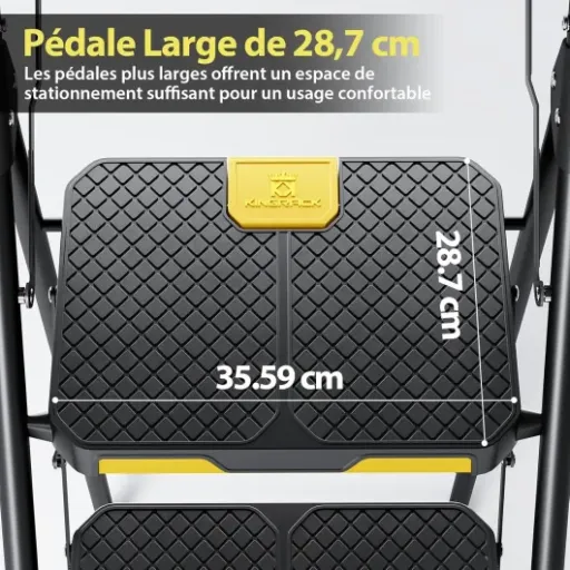 Test KINGRACK Escabeau 4 Marches : stable, rassurant… mais pas léger à trimballer