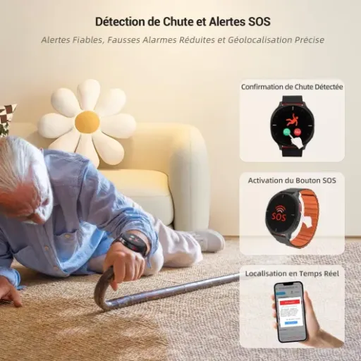 Test Audar E2 : la montre pour seniors qui surveille vraiment à distance (sans smartphone)