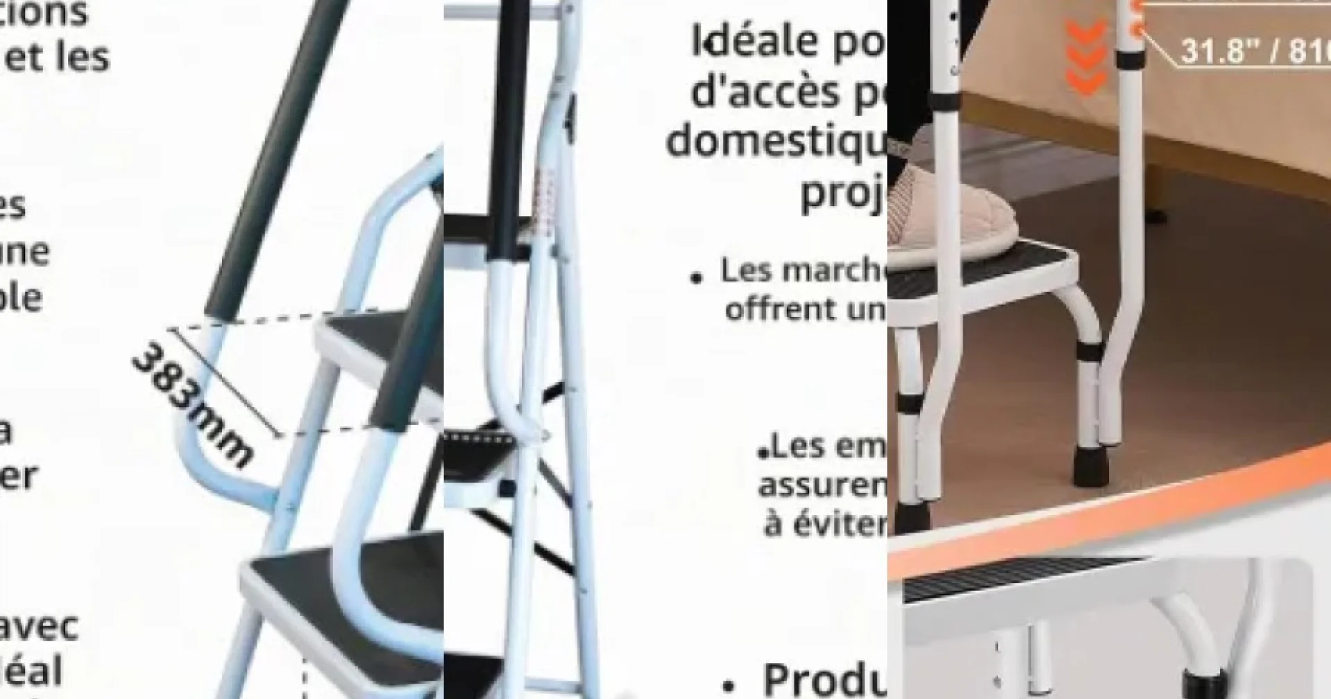 Top Marchepied avec main courante
