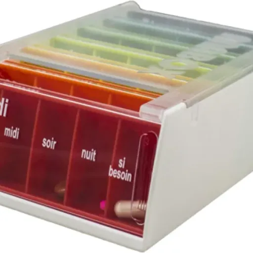Test Anabox Pilulier Semainier Arc-En-Ciel : le gros organiseur de médocs qui met enfin un peu d’ordre