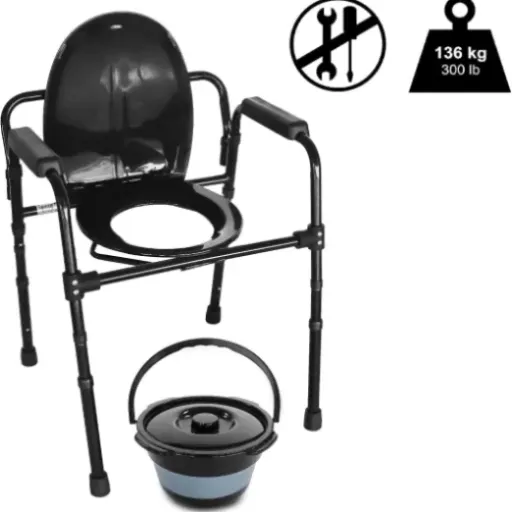 Test PEPE Mobility Chaise Percée Adulte : la chaise toilette qui fait le job sans prise de tête