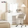 Test WOLTU Chaise Bureau Velours Pétale : jolie chaise coiffeuse qui fait le job sans prendre trop de place