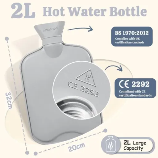 Test HAOCEE Bouillotte 2L : la bouillotte doudou qui fait bien le job sur le canapé comme au lit
