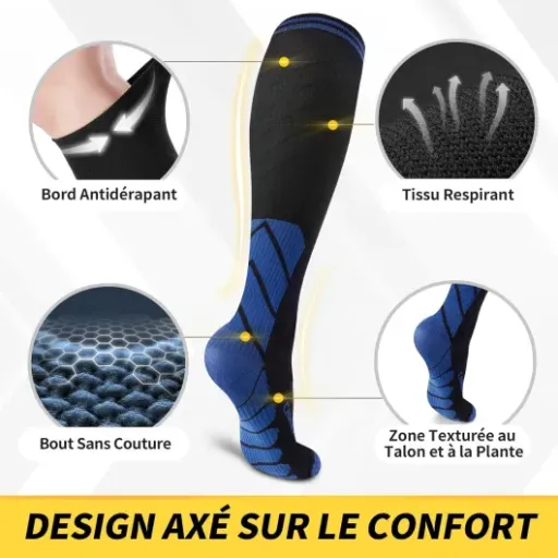 Test CAMBIVO Bas de Contention 20-30 mmHg : des chaussettes qui font le job sans exploser le budget