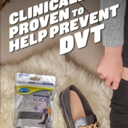 Test Scholl Footcare Bas Spécial Avion : ça fait le job pour les longs vols, mais pas parfait
