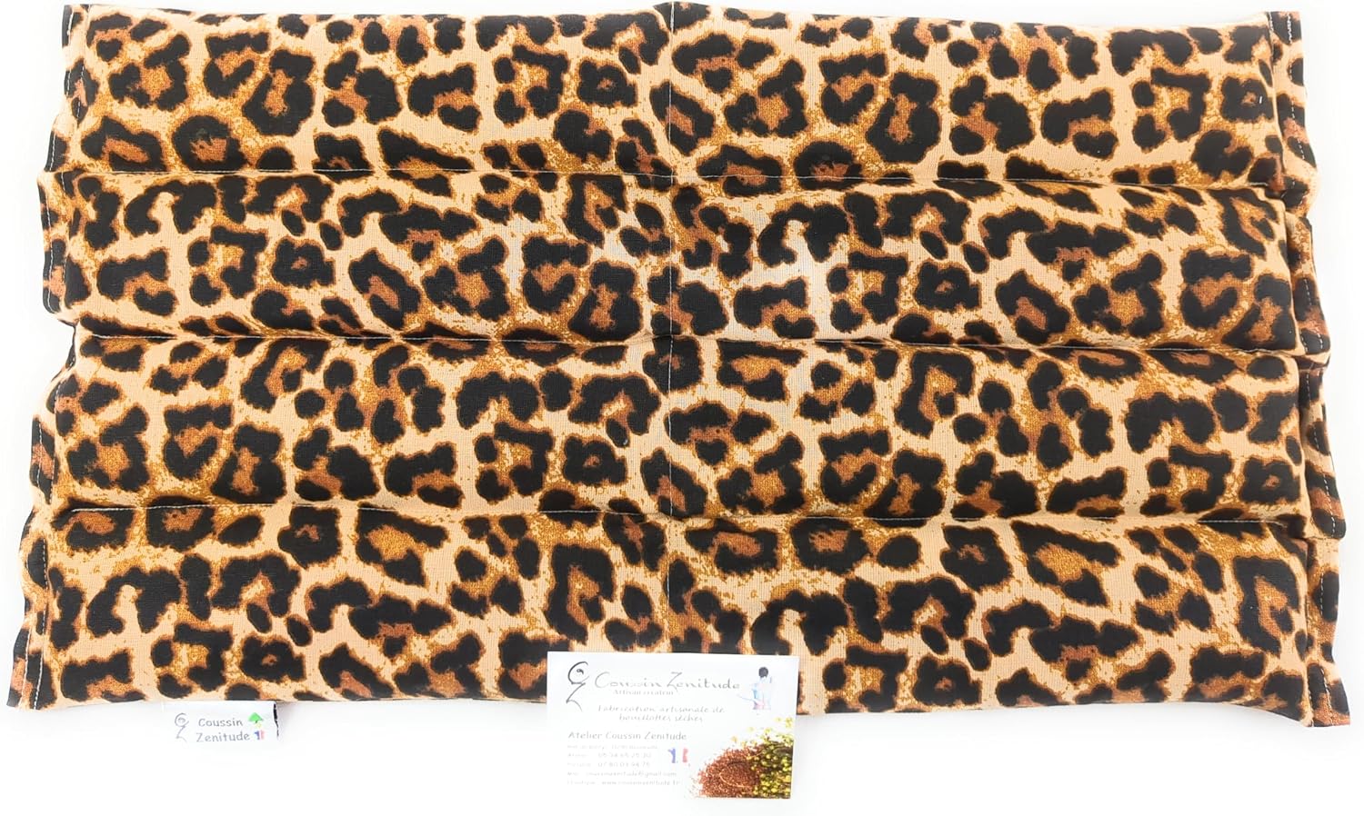 BOUILLOTTE GRAINE DE LIN BIO 100% FABRICATION ARTISANALE FRANCAISE - LOMBAIRE LEO