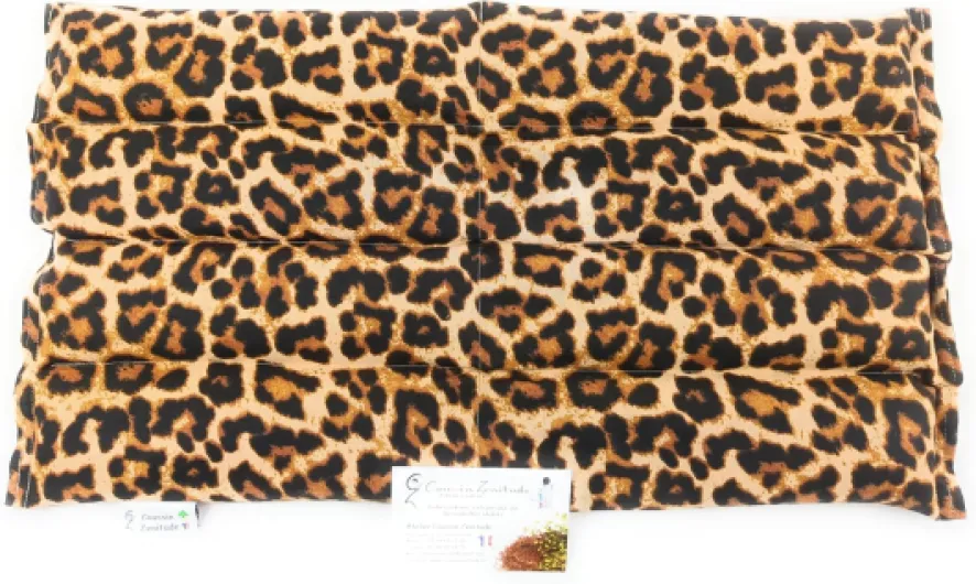 BOUILLOTTE GRAINE DE LIN BIO 100% FABRICATION ARTISANALE FRANCAISE - LOMBAIRE LEO