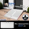 Test LIEKUMM Rampe de Fauteuil Roulant 90 x 85 cm : une rampe pliable simple qui fait le job à la maison