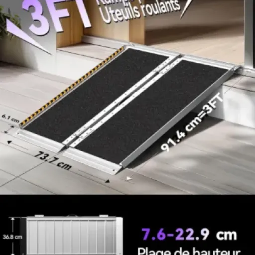Test Rampe FACHNUO TOOL 91 cm : la rampe pliable qui fait le job sans prise de tête